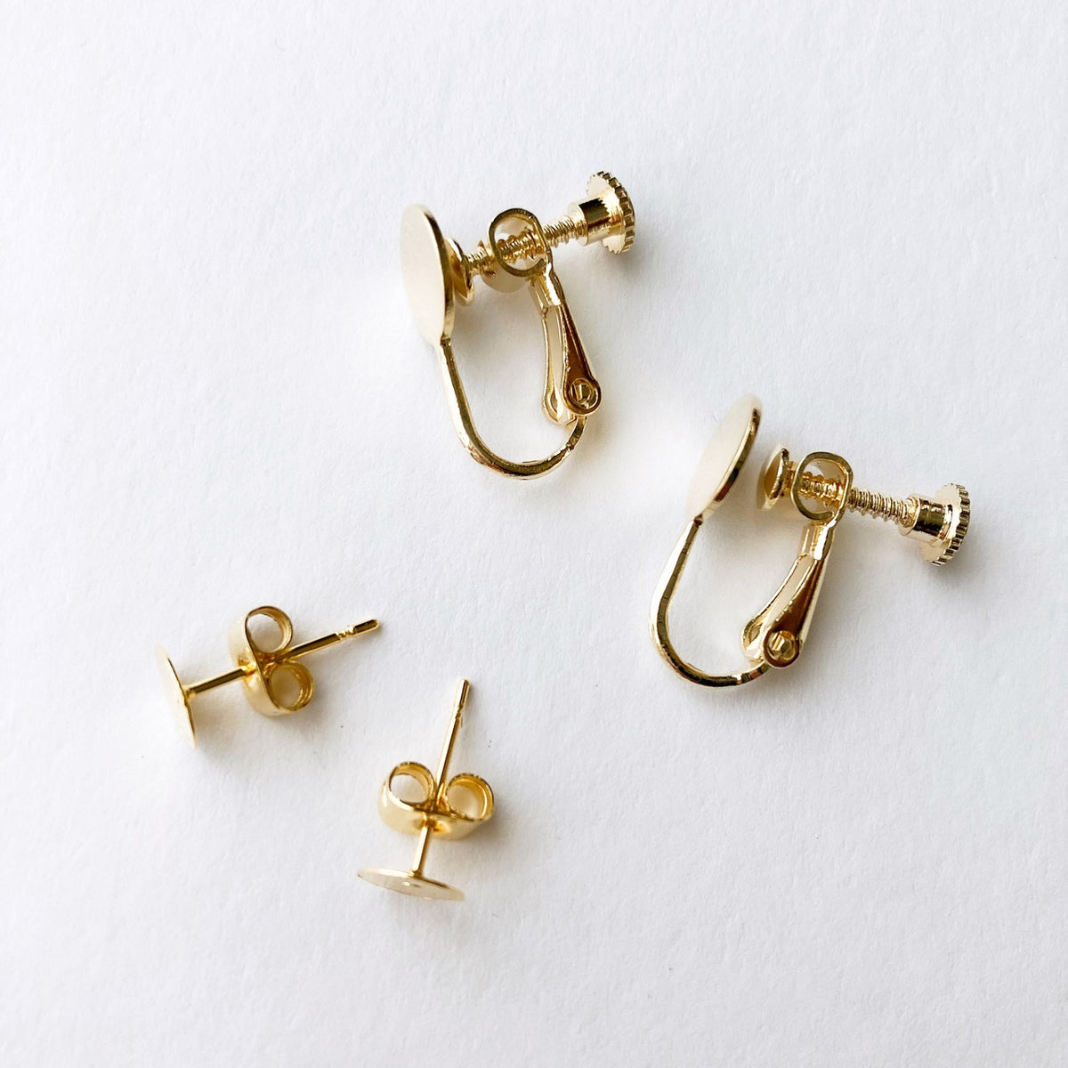 [mameko] Japanese Handmade Elegant Earrings, Yellow